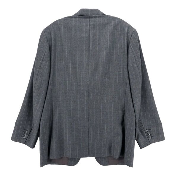 Ralph Lauren Lord & Taylor Gray Pinstripe Blazer Jacket Estimated Size 42 R - Picture 3 of 7